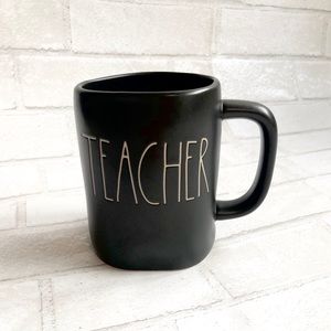 Rae Dunn Black Teacher mug